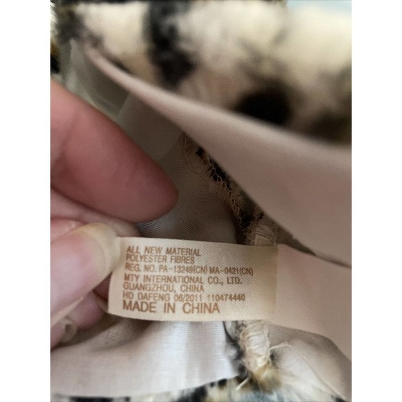 Doll Clothing Dan Dee Cheetah Jacket Slippers Dress Wrap Undergarments C… - Picture 7 of 7
